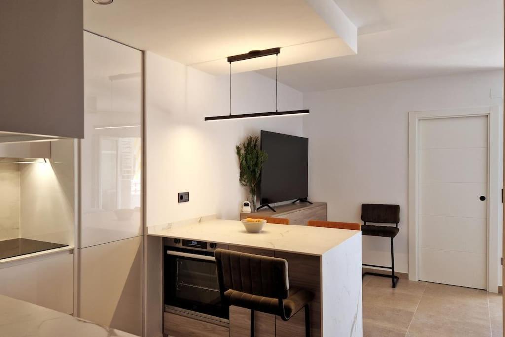 Calasol - Moderno Apartamento En Cala De Finestrat 貝尼多姆 外观 照片