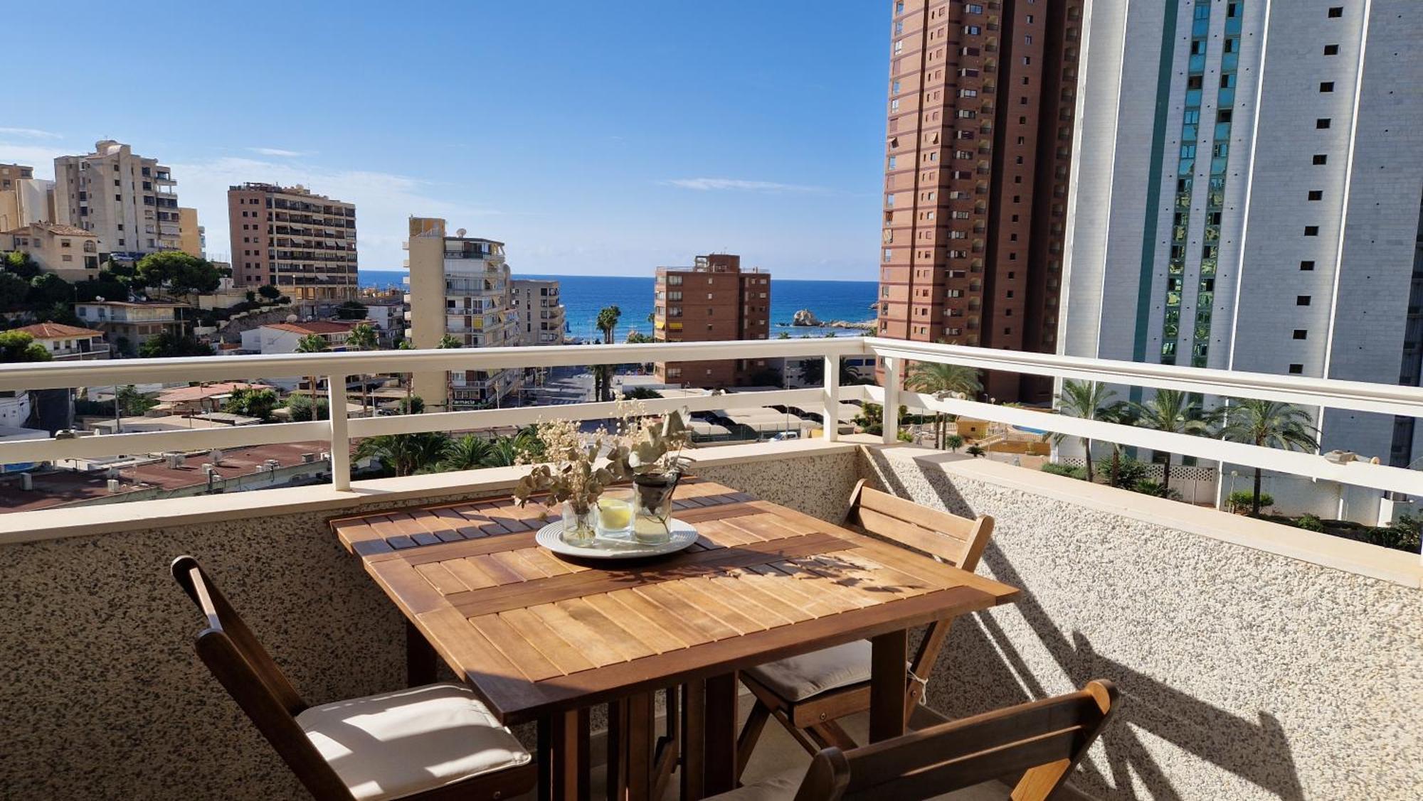 Calasol - Moderno Apartamento En Cala De Finestrat 貝尼多姆 外观 照片